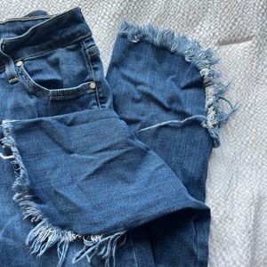Boutique Fringe Jeans